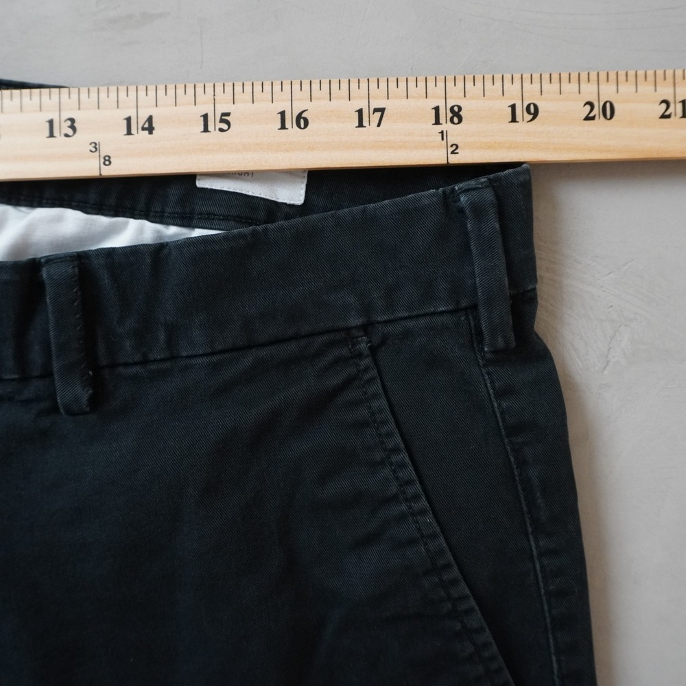 GAP Mens Straight Fit Chino Pants Black Cotton Twill Casual Trousers 38x30 - Picture 6 of 6